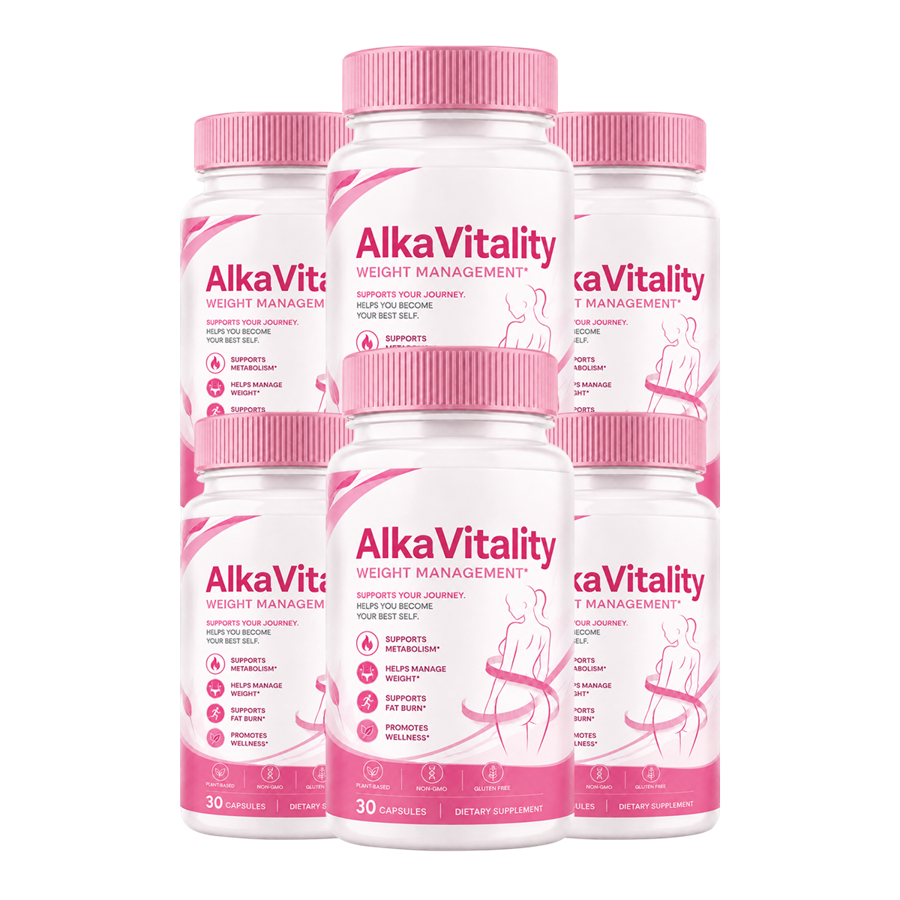 AlkaVitality weight management capsule bottles